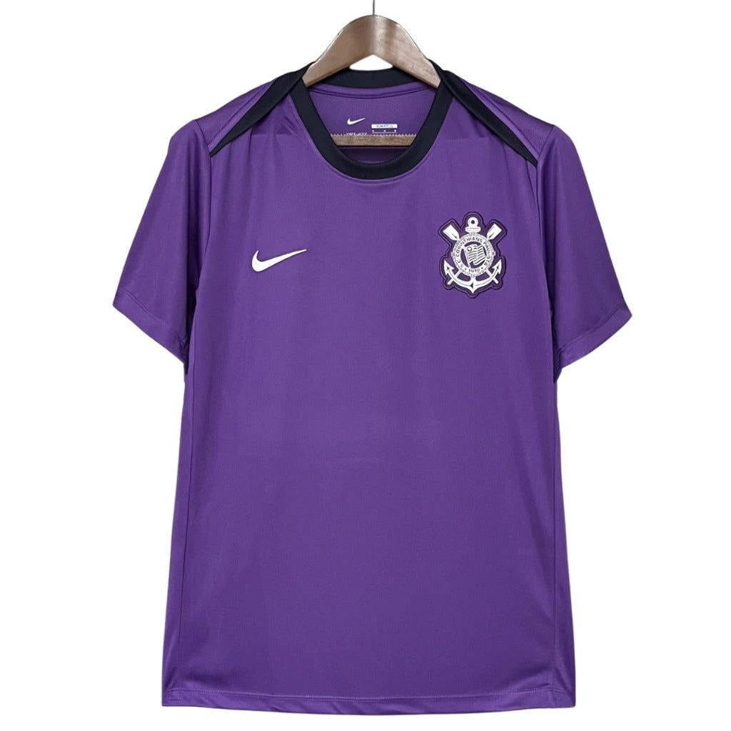 Camisa Corintiano Nike Treino Roxa 25/26- Torcedor