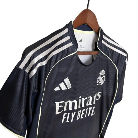 Camisa Real Madrid II 25/26 Torcedor Adidas Masculina - Cinza Escuro