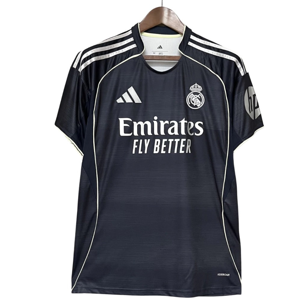 Camisa Real Madrid II 25/26 Torcedor Adidas Masculina - Cinza Escuro
