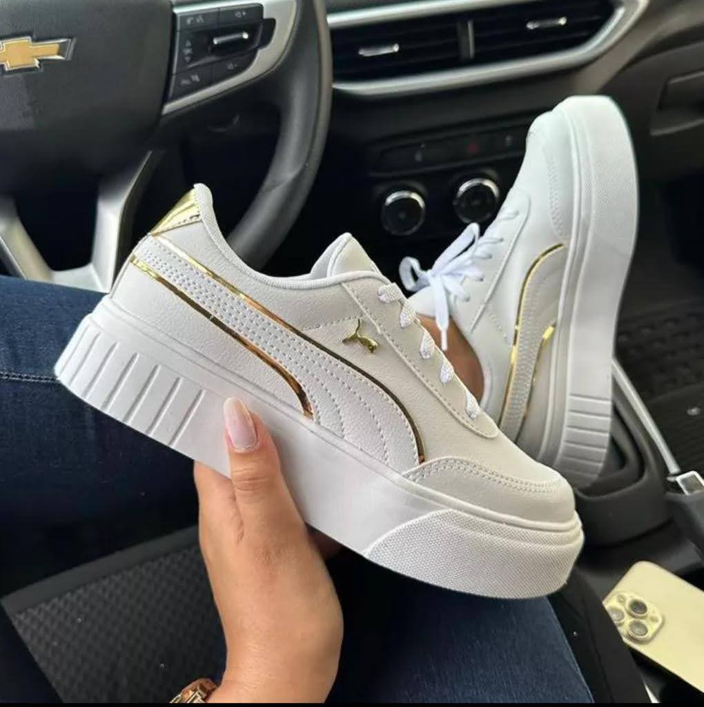 Puma Mayze- dourado