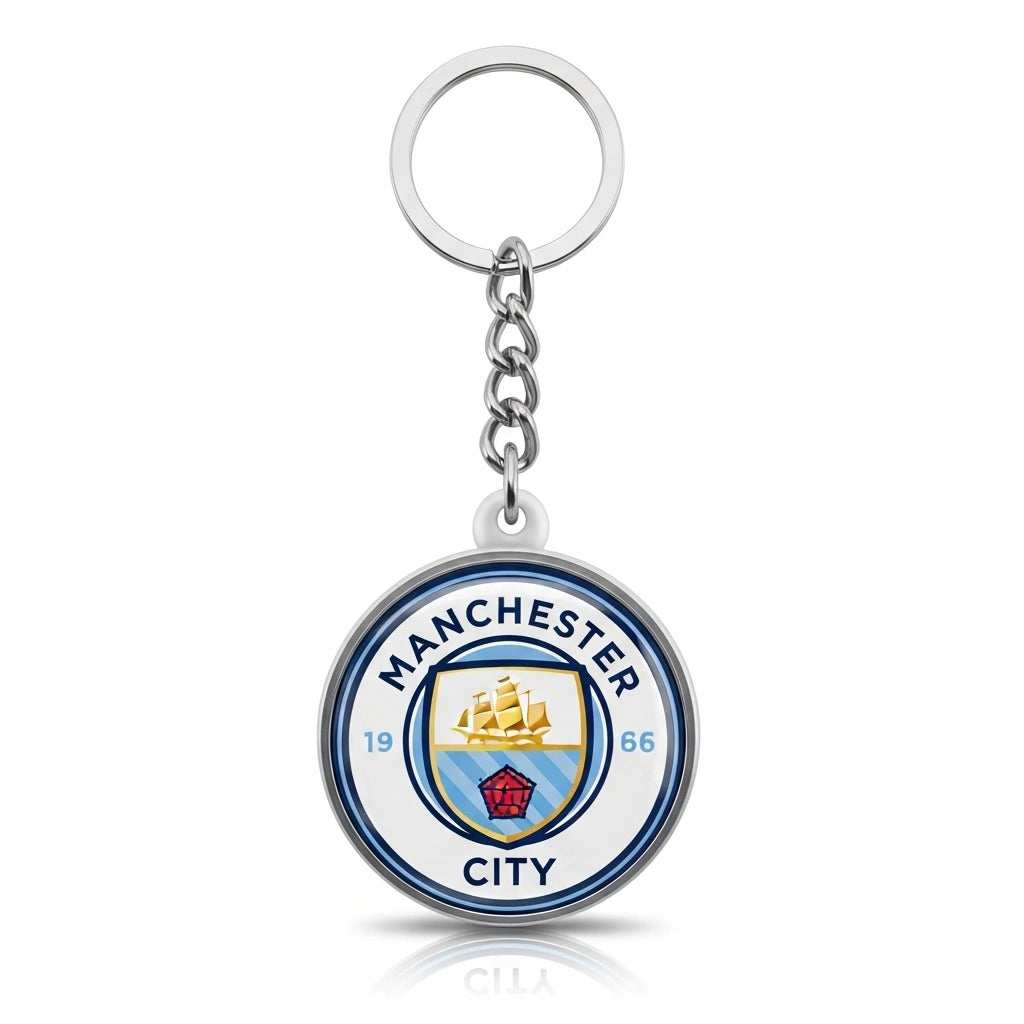Chaveiro Metal Clubes - Colorido - Manchester City