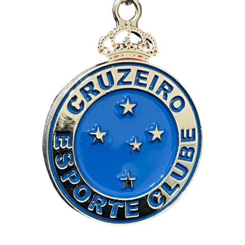 Chaveiro Metal Clubes - Colorido - Cruzeiro