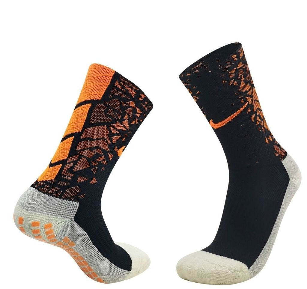 Meia Pro Antiderrapante Laranja