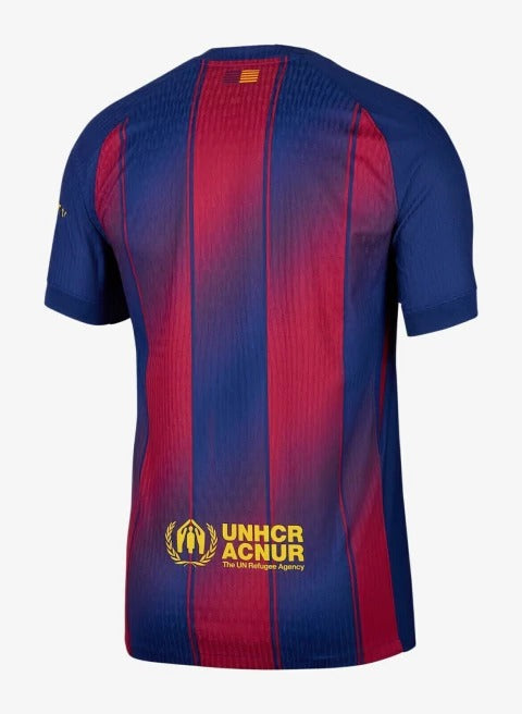 Camisa Barcelona I 25/26 Torcedor Nike Masculina - Azul e Grená Degradê