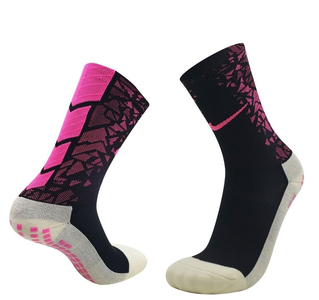 Meia Pro Antiderrapante Rosa