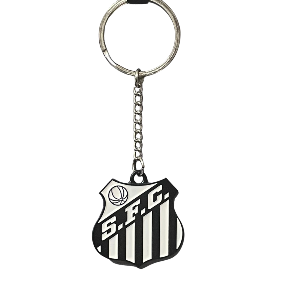 Chaveiro Metal Clubes - Colorido - Santista